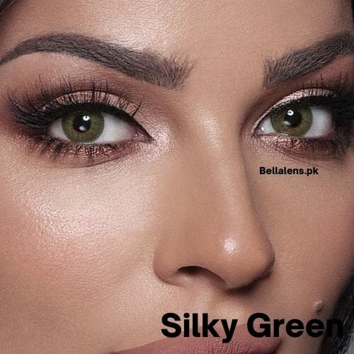 Bella Silky Green Contact Lenses – Elite Collection