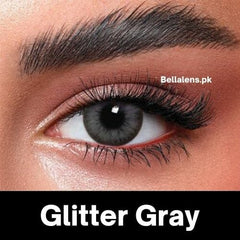 Bella Glitter Gray Contact Lenses – Diamond Collection