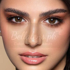 Bella Brown Shadow Contact Lenses – Diamond Collection