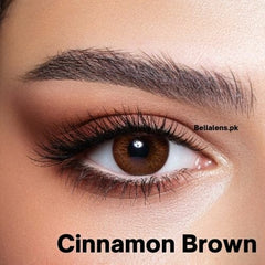 Bella Cinnamon Brown Contact Lenses – Elite Collection