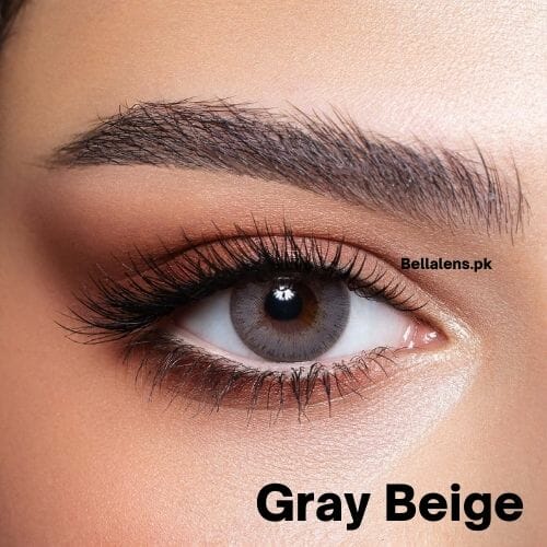 Bella Gray Beige Contact Lenses – Elite Collection