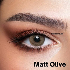 Bella Matt Olive Contact Lenses – Elite Collection