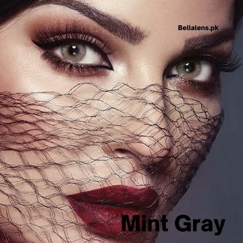 Bella Mint Gray Contact Lenses – Elite Collection
