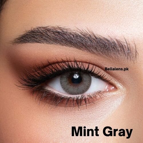 Bella Mint Gray Contact Lenses – Elite Collection