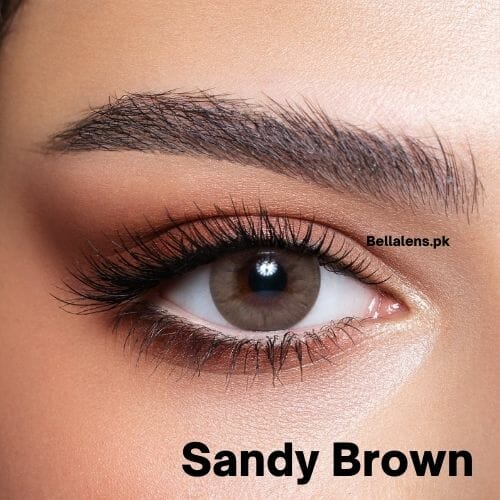 Bella Sandy Brown Contact Lenses – Elite Collection