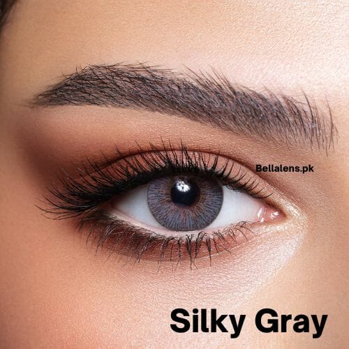 Bella Silky Gray Contact Lenses – Elite Collection