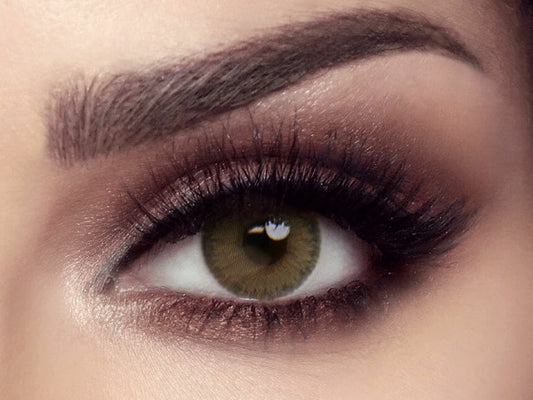 Bella Green Olive Contact Lenses – Elite Collection